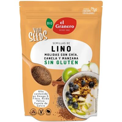 El Granero Integral Vitaseeds gemahlene Leinsamen, Chia, Apfel & Zimt - Samen El Granero Integral Vitaseeds gemahlene Leinsamen, Chia, Apfel & Zimt - Samen