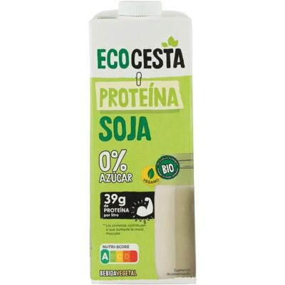 Ecocesta Bebida de soja orgánica - Vegana, Sin azúcar, 1L Ecocesta Bebida de soja orgánica - Vegana, Sin azúcar, 1L