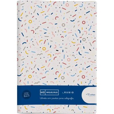 Cahier Miquelrius Blond A4 50 pages lignes doubles - Cahier - Publicité Cahier Miquelrius Blond A4 50 pages lignes doubles - Cahier - Publicité