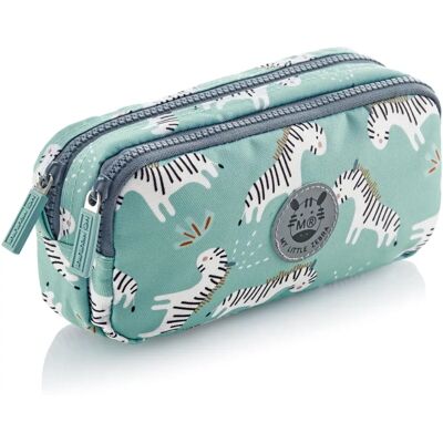Étui double en tissu zebra Miquelrius - Étui de rangement Étui double en tissu zebra Miquelrius - Étui de rangement