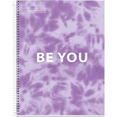 Miquelrius Marque Modèle Tie Dye Lavanda - Cahier Miquelrius Marque Modèle Tie Dye Lavanda - Cahier