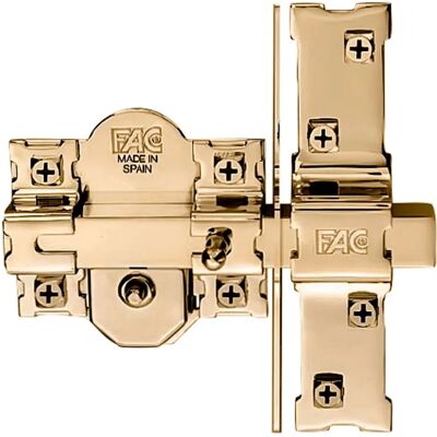Cerradura de Seguridad Fac 946-rp/80 UVE - Oro Acero 50mm Cerradura de Seguridad Fac 946-rp/80 UVE - Oro Acero 50mm