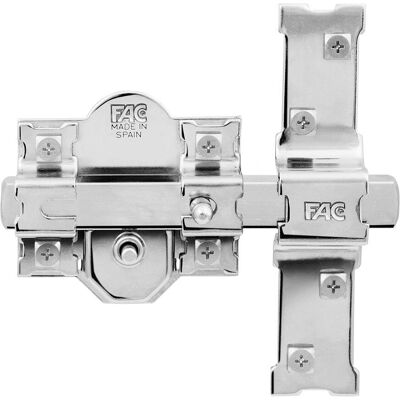 Cerradura de Seguridad Niquel Fac 301-Rp - 80mm Manija - Cerradura cilindro Cerradura de Seguridad Niquel Fac 301-Rp - 80mm Manija - Cerradura cilindro