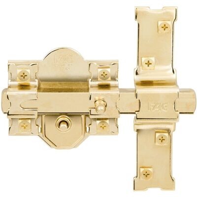 Cerrojo de Seguridad Fac 301-r/80 - Acero, Dorado, 50mm, 80mm Cerrojo de Seguridad Fac 301-r/80 - Acero, Dorado, 50mm, 80mm