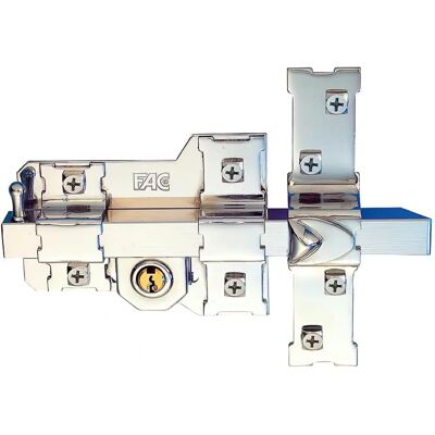 FAC - Cerradura 306L/115 Níquel Izquierda/Derecha con Llave FAC - Cerradura 306L/115 Níquel Izquierda/Derecha con Llave