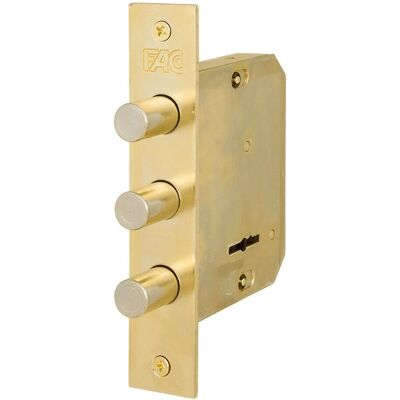 Serratura in ottone FAC Modello 480B 43 con Perni - Serratura Serratura in ottone FAC Modello 480B 43 con Perni - Serratura