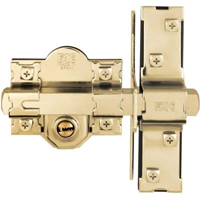 FAC 946 LP/80 UVE Cerrojo de Seguridad - Anti-bumping, Acabado Níquel FAC 946 LP/80 UVE Cerrojo de Seguridad - Anti-bumping, Acabado Níquel