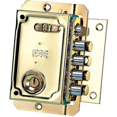 Cerradura de puerta FAC - Cerrojo - Dorado - Cerradura de un punto - Tipo de puerta Cerradura de puerta FAC - Cerrojo - Dorado - Cerradura de un punto - Tipo de puerta