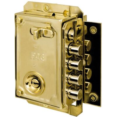 FAC - S-90 - 70 mm - Dorada - Cerradura FAC - S-90 - 70 mm - Dorada - Cerradura