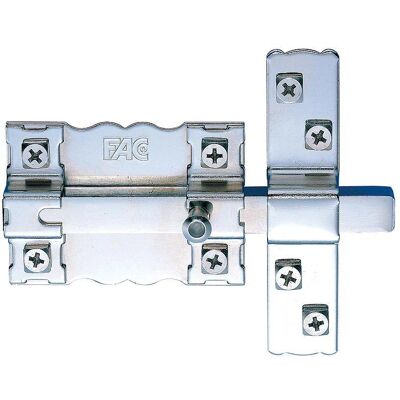 Cerradura de puerta Fac 300-p/87 con recubrimiento de níquel - Cerrojo/deadbolt Cerradura de puerta Fac 300-p/87 con recubrimiento de níquel - Cerrojo/deadbolt