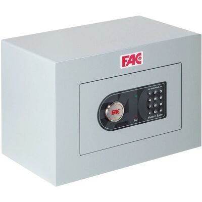 FAC 13047 Caja fuerte de acero - Cerradura electrónica, 17L, Gris FAC 13047 Caja fuerte de acero - Cerradura electrónica, 17L, Gris