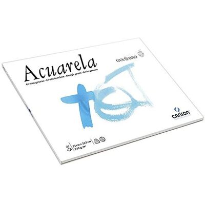 Bloc de Dessin Aquarelle LIDERPAPEL - 20 Feuilles, A4+ Bloc de Dessin Aquarelle LIDERPAPEL - 20 Feuilles, A4+