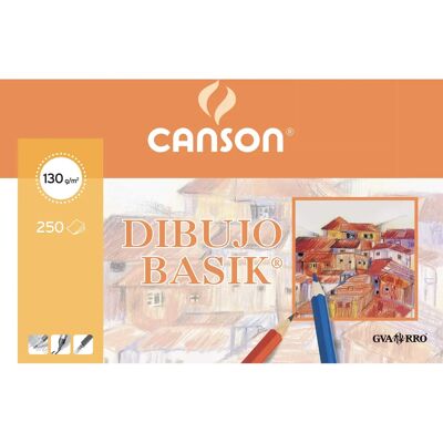 Papel de Desenho Canson 23x32,5 - 130g/m² - 250 Folhas Papel de Desenho Canson 23x32,5 - 130g/m² - 250 Folhas