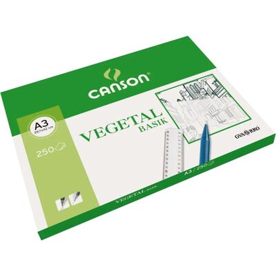 Canson Basik Tracing Paper - 250 Sheets 90 g/m² 29.7x42cm Canson Basik Tracing Paper - 250 Sheets 90 g/m² 29.7x42cm