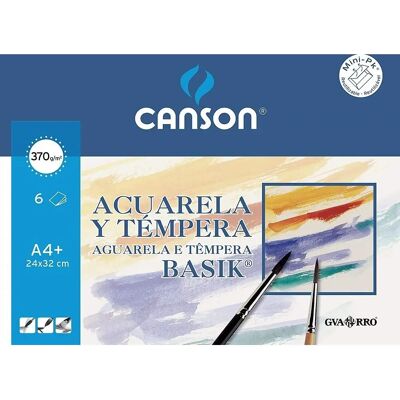 Papel Aquarela Canson 6 Folhas 24x32cm - Arte Papel Aquarela Canson 6 Folhas 24x32cm - Arte