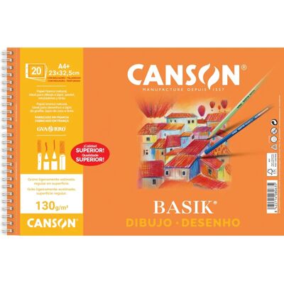 Bloc de Dessin Guarro Canson A4+ - Microperforé - 20 Feuilles Bloc de Dessin Guarro Canson A4+ - Microperforé - 20 Feuilles