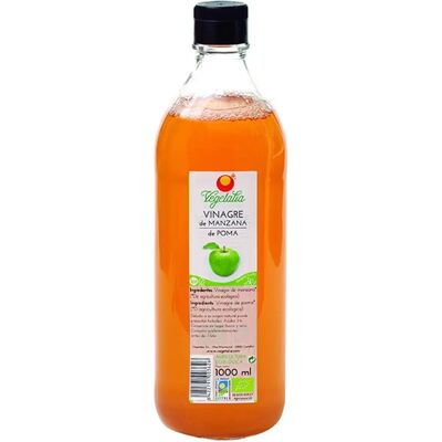 Vinagre de Manzana Orgánico Vegetalia - Desintoxicación y Equilibrio de pH 1L Vinagre de Manzana Orgánico Vegetalia - Desintoxicación y Equilibrio de pH 1L