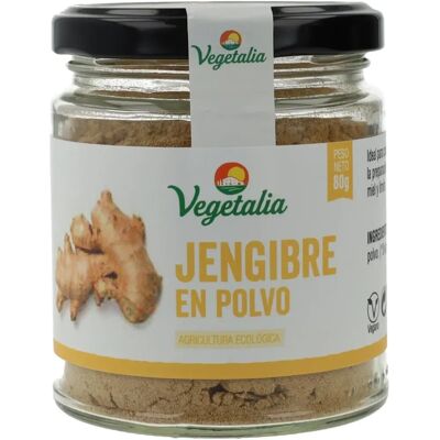 Vegetalia Polvo de raíz de jengibre - Gingerol, Antioxidante, Picante - Suplemento Vegetalia Polvo de raíz de jengibre - Gingerol, Antioxidante, Picante - Suplemento