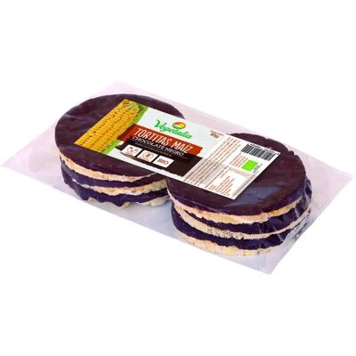 Vegetalia Tostadas de Maíz con Chocolate Negro - Snack Orgánico Vegetalia Tostadas de Maíz con Chocolate Negro - Snack Orgánico