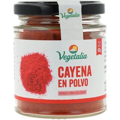 Vegetalia Cayena en polvo Bio 80 g - Especia Vegetalia Cayena en polvo Bio 80 g - Especia
