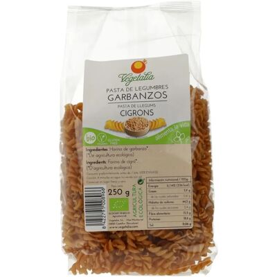 Vegetalia Espirales de Garbanzos Orgánicos Sin Gluten 250g Vegetalia Espirales de Garbanzos Orgánicos Sin Gluten 250g