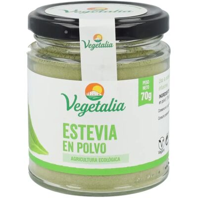 Vegetalia Pó de Stevia Orgánico - Póster - 70 g Vegetalia Pó de Stevia Orgánico - Póster - 70 g