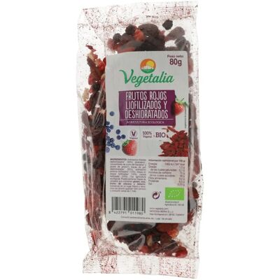 Mezcla de Frutos Rojos Vegetalia - Liofilizados y Deshidratados - 80g Mezcla de Frutos Rojos Vegetalia - Liofilizados y Deshidratados - 80g