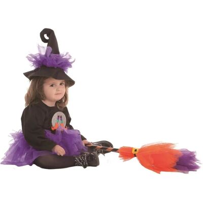 BigBuy Witch Costume for Babies 12 Months - 3 Pieces BigBuy Witch Costume for Babies 12 Months - 3 Pieces