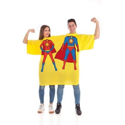 Costume di Birra Supereroe Giallo BigBuy per Adulti M/L - Costume Costume di Birra Supereroe Giallo BigBuy per Adulti M/L - Costume