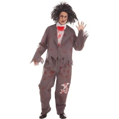 Costume Sposo Zombie BigBuy - 3 Pezzi per Adulti Costume Sposo Zombie BigBuy - 3 Pezzi per Adulti