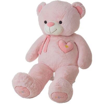 BigBuy Enfant Ours en Peluche Rose - 100cm - Publicité BigBuy Enfant Ours en Peluche Rose - 100cm - Publicité