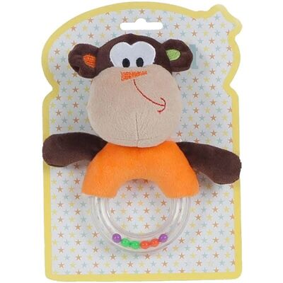 BigBuy Hochet Enfant Singe 16cm - Baby Rattle - Publicité BigBuy Hochet Enfant Singe 16cm - Baby Rattle - Publicité