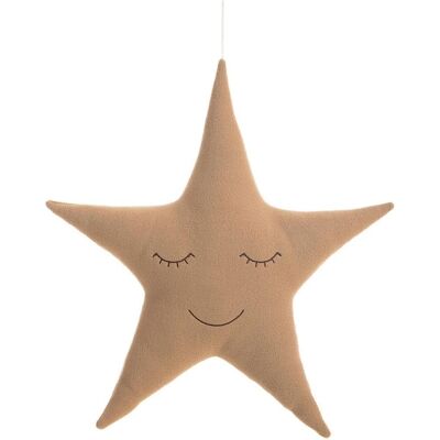 BigBuy Coussin Enfant Étoile Marron 51x51cm - Coussin BigBuy Coussin Enfant Étoile Marron 51x51cm - Coussin