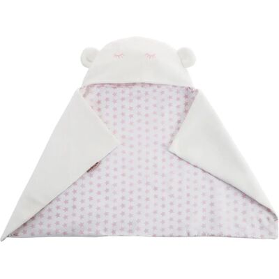 Creaciones Llopis Mena Cappuccio Reversibile Unicorno 90x66 Cm - ROSA Creaciones Llopis Mena Cappuccio Reversibile Unicorno 90x66 Cm - ROSA