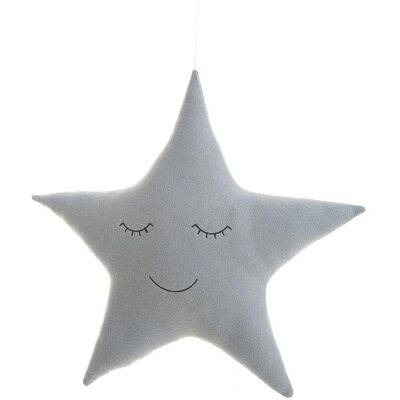 BigBuy Cuscino Bambini Stella 51 x 51 cm Grigio - Cuscino BigBuy Cuscino Bambini Stella 51 x 51 cm Grigio - Cuscino