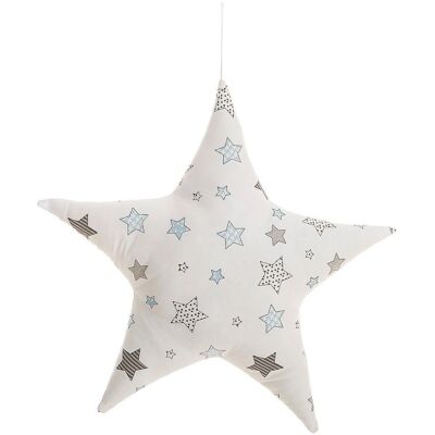 BigBuy Cuscino Bambini Stella 51 x 51 cm Bianco BigBuy Cuscino Bambini Stella 51 x 51 cm Bianco