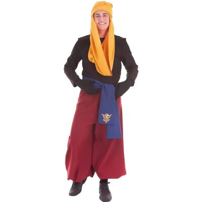 Costume Paggio DISFRAZZES - Stile Pigiama, Taglia XL, Fascia Blu - Costume Costume Paggio DISFRAZZES - Stile Pigiama, Taglia XL, Fascia Blu - Costume