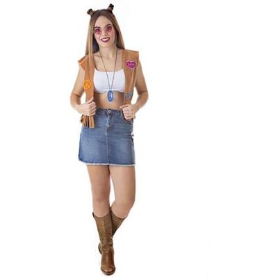 Bigbuy Hippie Jelmez - Felnőtt - 2 Rész - Barna Bigbuy Hippie Jelmez - Felnőtt - 2 Rész - Barna