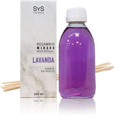 Recarga ambientador Mikado Lavanda - 200 ml - Laboratorio SYS Recarga ambientador Mikado Lavanda - 200 ml - Laboratorio SYS