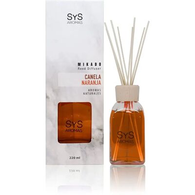 Laboratorio SYS Mikado Ambientador Canela Naranja - 220 ml Laboratorio SYS Mikado Ambientador Canela Naranja - 220 ml