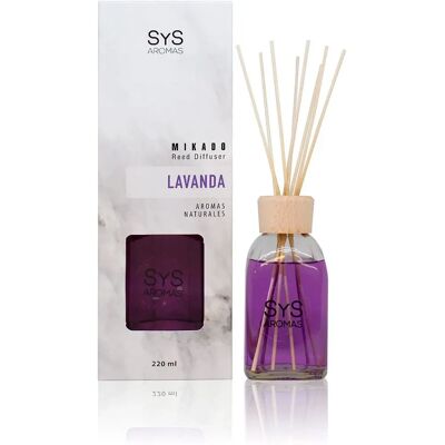 Laboratorio SYS Lavanda 220ml Varillas de Ratán - Ambientador Laboratorio SYS Lavanda 220ml Varillas de Ratán - Ambientador