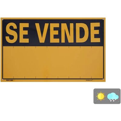 Cartello Normaluz - 45x70cm 'Se Vende' PVC - Spagna Cartello Normaluz - 45x70cm 'Se Vende' PVC - Spagna