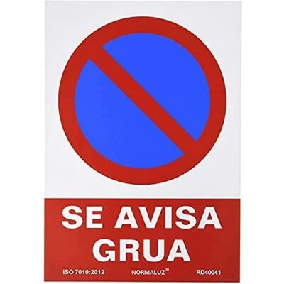 Normaluz Kran-Warnschild - 210x297mm - Warnschild Normaluz Kran-Warnschild - 210x297mm - Warnschild