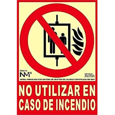 Cartello di Sicurezza Antincendio - Classe B PVC 21x30cm Cartello di Sicurezza Antincendio - Classe B PVC 21x30cm