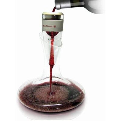 Set regalo di lusso VinBouquet - Decanter, Aeratore & Cover in Velluto Set regalo di lusso VinBouquet - Decanter, Aeratore & Cover in Velluto
