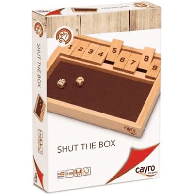 Cayro Trä Shut the Box Spel - Barn 3+ Cayro Trä Shut the Box Spel - Barn 3+