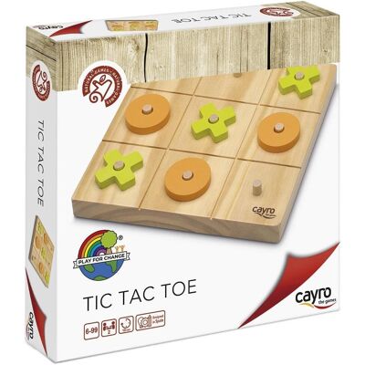 Juego de Tic Tac Toe Cayro - 20x20x4cm Juego de Tic Tac Toe Cayro - 20x20x4cm