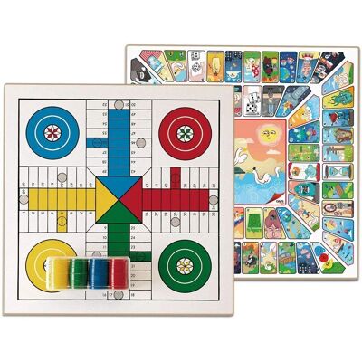 Cayro Parchís Oca Brettspiel - 33x33cm, Mehrfarbig, 2 Spieler Cayro Parchís Oca Brettspiel - 33x33cm, Mehrfarbig, 2 Spieler