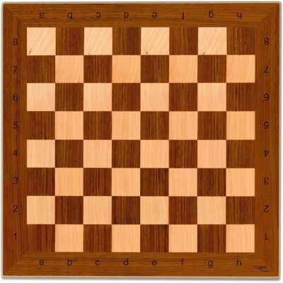 Plateau d'échecs et dames en bois Cayro T-133 - 40x40 cm - Publicité Plateau d'échecs et dames en bois Cayro T-133 - 40x40 cm - Publicité