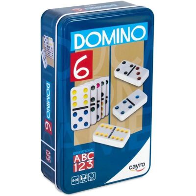 Cayro Dominospiel Farben Doppel 6 - Reisespiel Cayro Dominospiel Farben Doppel 6 - Reisespiel